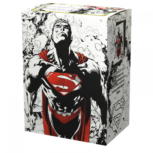 Dragon Shield 100 Art Superman Core (Red/White) Standard