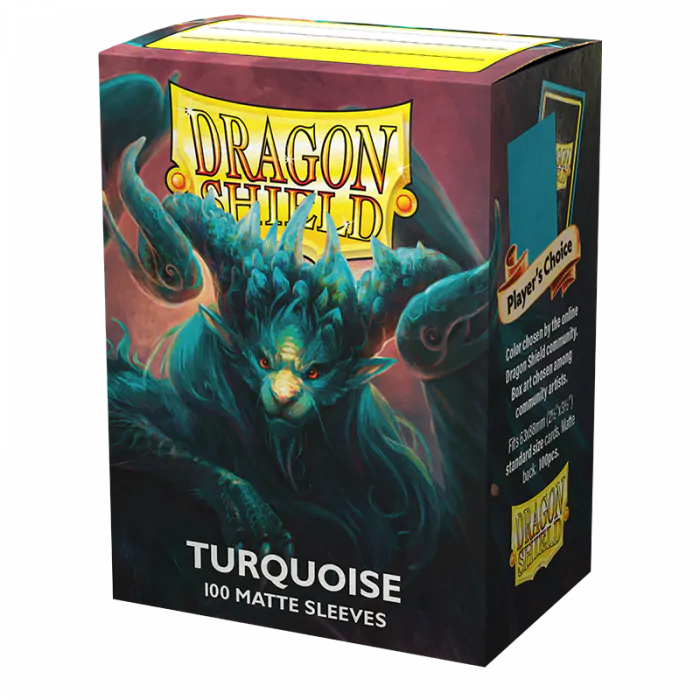 Dragon Shield 100 Matte Turquoise Standard