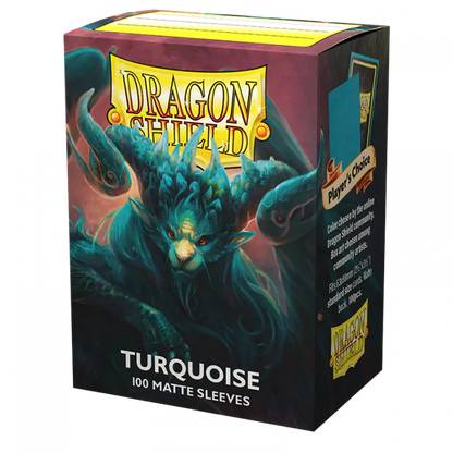 Dragon Shield 100 Matte Turquoise Standard