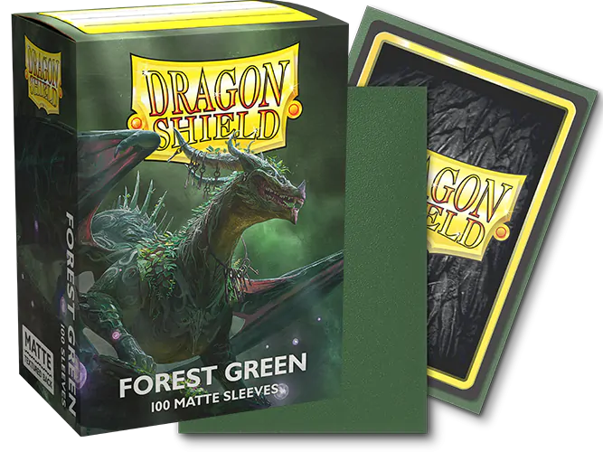 Dragon Shield 100 Matte Forest Green Standard