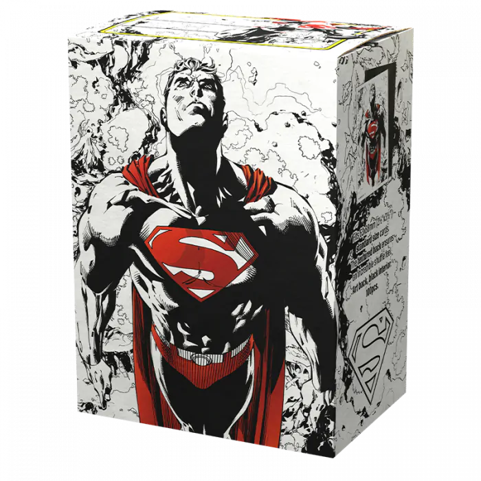 Dragon Shield 100 Art Superman Core (Red/White) Standard