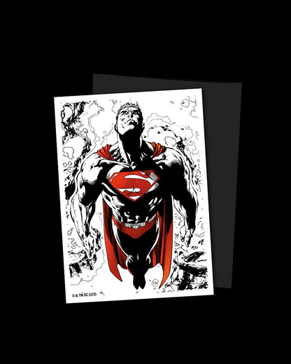 Dragon Shield 100 Art Superman Core (Red/White) Standard