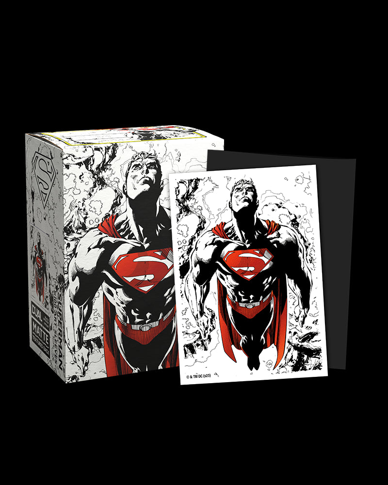 Dragon Shield 100 Art Superman Core (Red/White) Standard