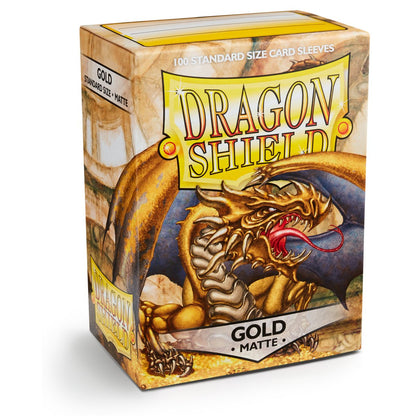 Dragon Shield 100 Matte Gold Standard