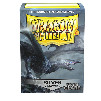 Dragon Shield 100 Matte Non-Glare Silver Standard