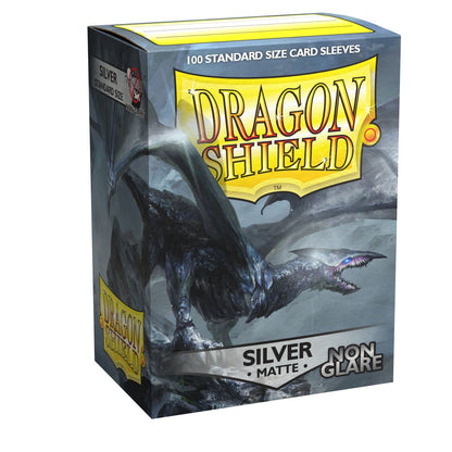 Dragon Shield 100 Matte Non-Glare Silver Standard