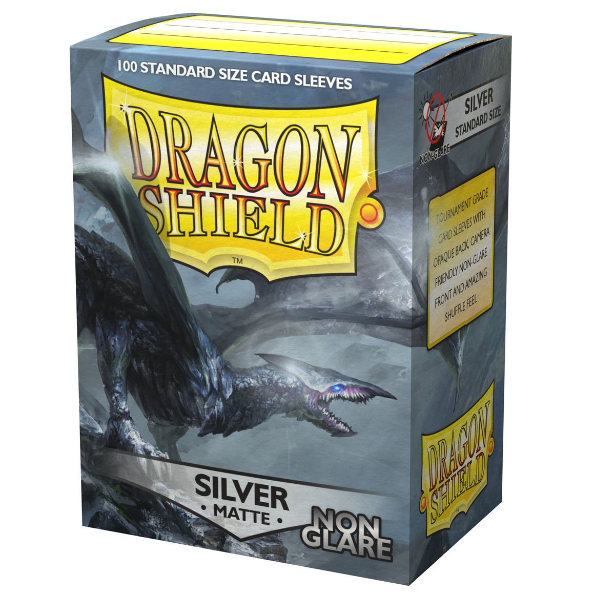 Dragon Shield 100 Matte Non-Glare Silver Standard