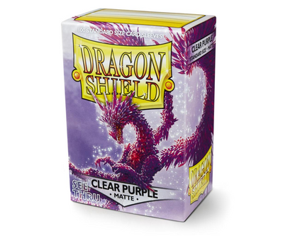 Dragon Shield 100 Matte Clear Purple Standard