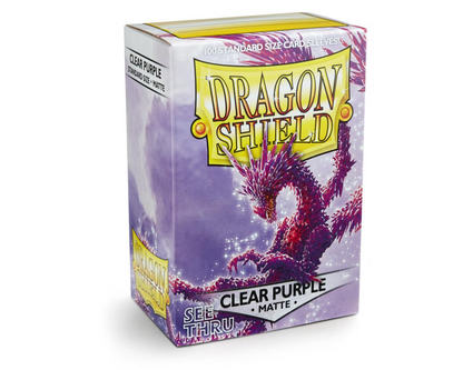 Dragon Shield 100 Matte Clear Purple Standard