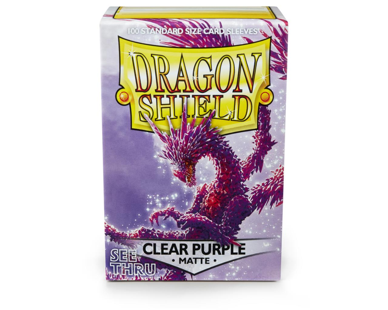 Dragon Shield 100 Matte Clear Purple Standard