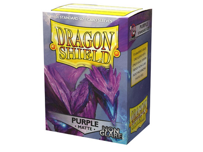 Dragon Shield 100 Matte Non-Glare Purple Standard